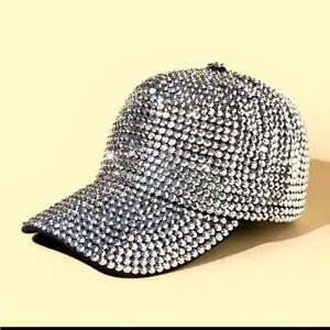 DIVA RHINESTONE BASEBALL CAP BLING STUD NEW SEXY HAT club party  cosplay…